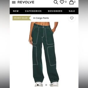 BY. DYLN Cooper Jean in Green - Size XS